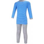 Little Angel Pyžamo DR Outlast® pruh modrobílý šedý melír – Sleviste.cz