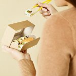 Think`n green Papírový box na sushi s oknem 190 130 50mm – Zbozi.Blesk.cz