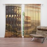 Sablio Závěs Řím Koloseum Historic: 2ks 140x250cm – Hledejceny.cz