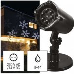 Emos DCPC02 LED vánoční dekorativní projektor vločky IP44 bílá – Hledejceny.cz