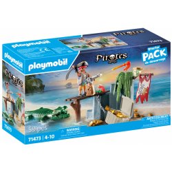 PLAYMOBIL 71473 Pirát s aligátorem