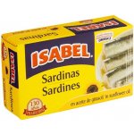 Isabel Sardinky ve slunečnicovém oleji 125 g – Zboží Dáma