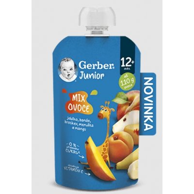 GERBER Junior kapsička Letní ovoce 110 g – Zboží Dáma