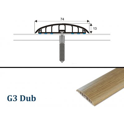 Midas Volta přechodová Dub G3 74 mm 1 m – Zbozi.Blesk.cz