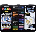 Uni Posca PC-1M/PC-3M/PC-5M mix 20 ks – Zbozi.Blesk.cz