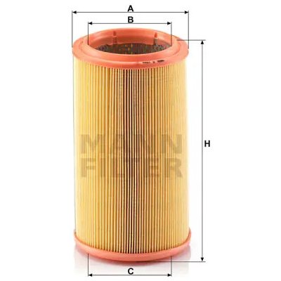 MANN FILTER Vzduchový filtr C 1586 – Hledejceny.cz