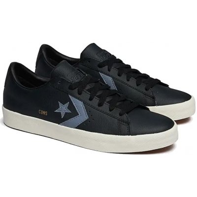 Converse Cons Leather PL Vulc Pro OX A05329/Black/Lunar Grey/Egret – Zboží Mobilmania