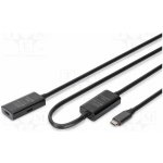 Digitus DA-73109 Repeater USB USB 3.2 Gen 1 se zesilovačem 10m černý