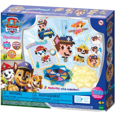 Aquabeads mega sada TLAPKOVÁ PATROLA kreativní korálky s vodou – Hledejceny.cz