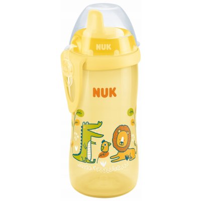 Nuk FC Kiddy Cup dětská láhev 300ml růžové safari – Zboží Mobilmania