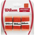 Wilson Pro Soft overgrip 3ks oranžová