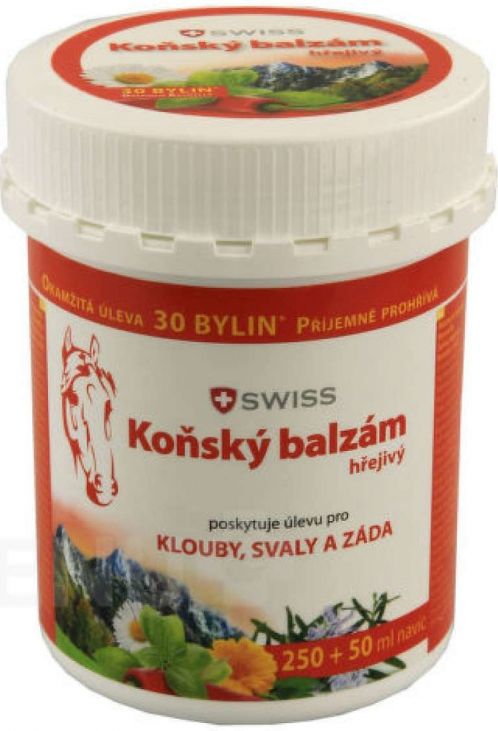 Swiss koňský balzám hřejivý 300 ml