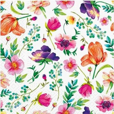 Paw Ubrousek 33x33cm Pestré květy – Zbozi.Blesk.cz