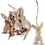 Zajíc závěs dřevo S6/7cm natural – Hledejceny.cz