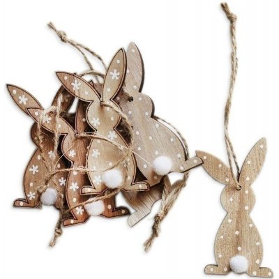 Zajíc závěs dřevo S6/7cm natural – Hledejceny.cz