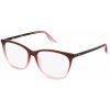 Ray Ban RX5422 Dámy-Brýle včetně čoček Celoobrubové Cateye Acetát-rámy červená pink