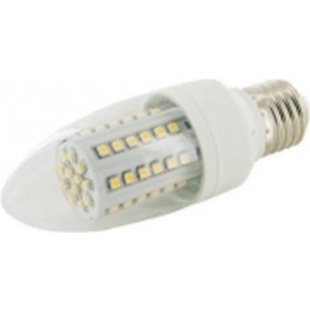 Whitenergy Led žárovka 60xSMD 3.5W E27 Teplá bílá svíčka C35