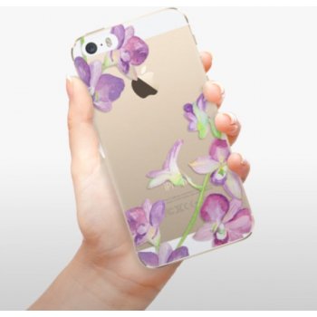 Pouzdro iSaprio Purple Orchid - iPhone 5/5S/SE