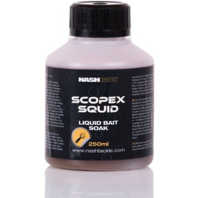 Kevin Nash Dip Liquid Bait Soak Scopex Squid 250 ml – Zbozi.Blesk.cz