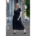 Italy fashion Letní šaty ANITA Černá – Zboží Mobilmania
