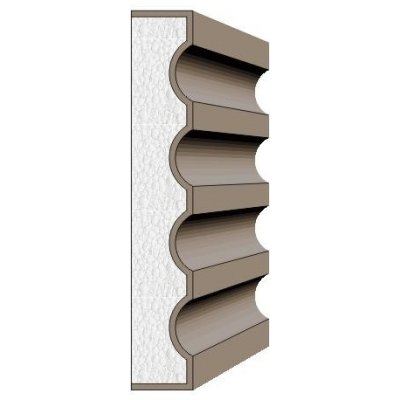 Dekora-Stuck Pilastr kanelurový 210x30 mm - 319021 – HobbyKompas.cz