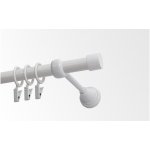 GARNÝŽE-HEBR Garnýž Pullo bílá jednoduchá 400 cm – Hledejceny.cz