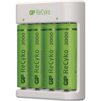 GP Eco 411 + 4x AA GP ReCyko 2000 1604841110 – Zboží Mobilmania