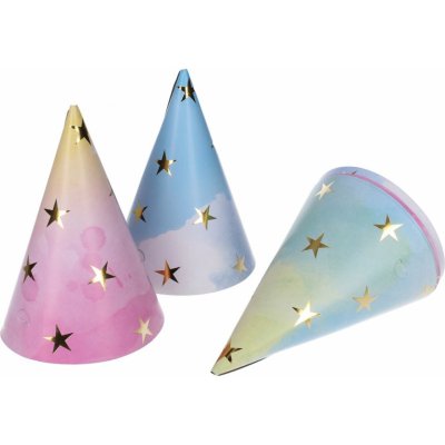 wiky Párty kloboučky Hvězdy 6ks – Zboží Dáma