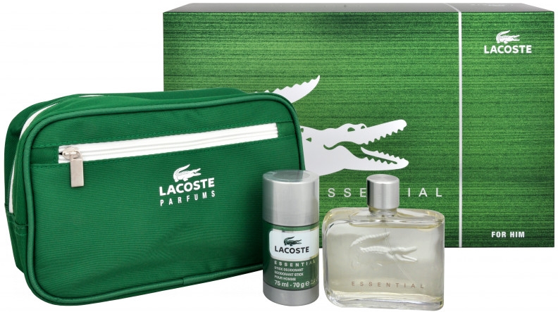 Lacoste Essential EDT 125 ml + 75 ml deostick dárková sada - Heureka.cz