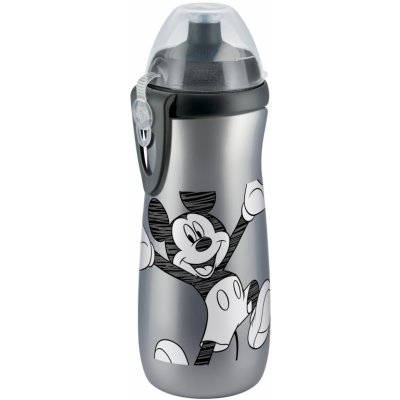 NUK FC Láhev Sports Cup Disney Mickey SI push-pull pítko šedá 450 ml – Zboží Dáma