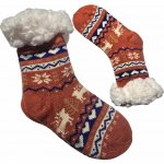 Looken domácí teplé dětské ponožky s kožíškem protiskluzové béžová – Zbozi.Blesk.cz