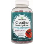 Swanson Gummies s kreatin monohydrátem Wild Berry Punch 120 gummies – Hledejceny.cz
