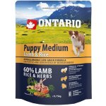 Ontario Puppy Medium Lamb & Rice 0,75 kg – Hledejceny.cz