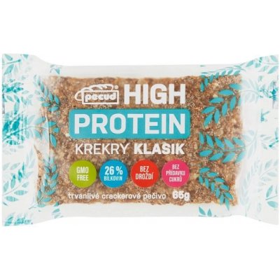 Pecud High Protein krekry klasik 65 g – Zbozi.Blesk.cz