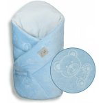 Esito Mikroplyšová zavinovačka pro miminko Bear Baby blue modrá – Hledejceny.cz