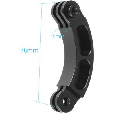ROLLIN RAMENO PRODLUŽOVACÍ ZAKŘIVENÉ KOVOVÉ prodlužovací rameno Osmo Insta GoPro GO_8873 – Zboží Živě