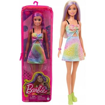 Barbie Modelka duhový overal