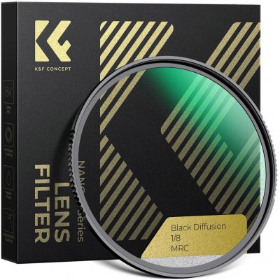 KF Concept Nano-X ultra-čirý 1/8 Black Diffusion filtr (58mm) – Hledejceny.cz