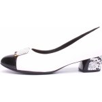 Piccadilly lodičky 322011 1 bílé černé – Zboží Mobilmania