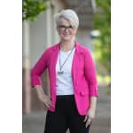 Pružné sako IVET lila – Hledejceny.cz