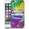 Pouzdro a kryt na mobilní telefon Apple Pouzdro HEAD CASE Apple iPhone 6 a 6S HOLOGRAF I'M NOT NORMAL