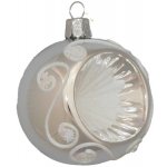 ORNEX Koule skleněná stříbrná reflektor 70 mm – Hledejceny.cz