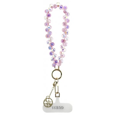 Guess Univerzální Náramek na Ruku s Krystaly 4G Charm Růžový (GUUCMDG4CP) – Sleviste.cz