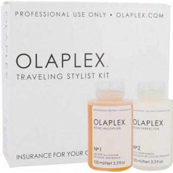 Olaplex Bond Multiplier 1 olej a sérum na vlasy Bond Multiplier 1 100 ml + Bond Perfector 2 2 x 100 ml Dosing Dispenser dárková sada