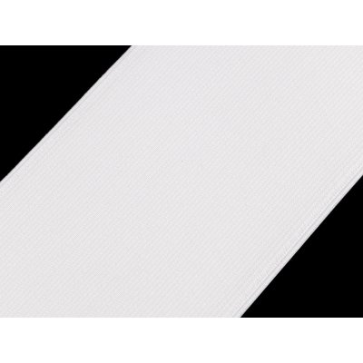 Pruženka tkaná šíře 10 cm Varianta: 2 bílá, Balení: 1 m – Zboží Mobilmania