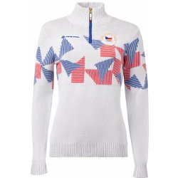 Alpine pro dámský svetr z olympijské kolekce bílá