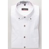 Pánská Košile Eterna Modern Fit košile lněná s krátkým rukávem bílá L_2344C243_02