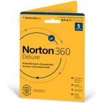 Norton 360 DELUXE 50GB + VPN 1 lic. 5 lic. 3 roky - ESD (21435543) – Hledejceny.cz