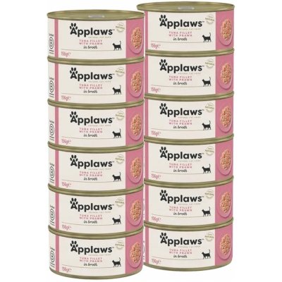 Applaws Cat Tuňák s krevetami 6 x 156 g – Hledejceny.cz