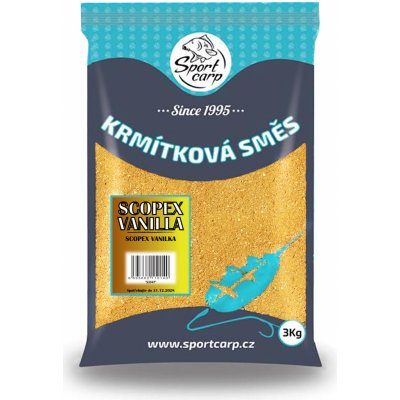 Sportcarp vnadící směs 3 kg Scopex Vanilka – Hledejceny.cz